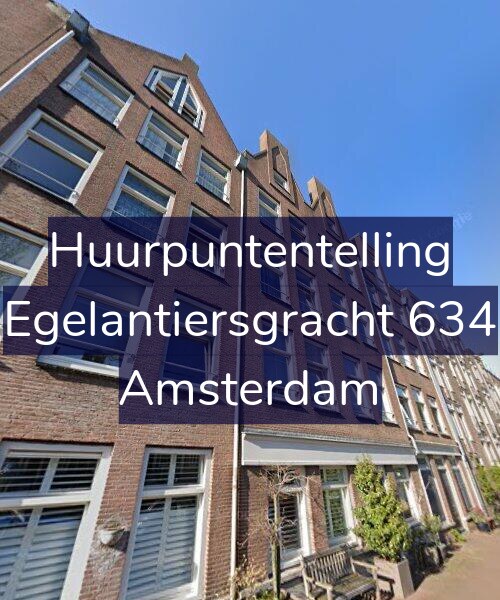 Foto gevel Huurpuntentelling voor Egelantiersgracht 634, Amsterdam
