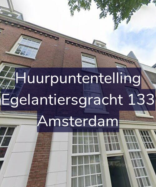 Foto gevel Huurpuntentelling voor Egelantiersgracht 133, Amsterdam