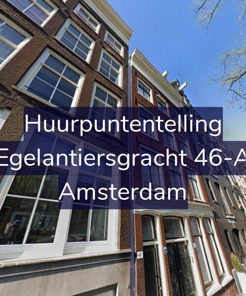 Foto gevel Huurpuntentelling voor Egelantiersgracht 46-A, Amsterdam