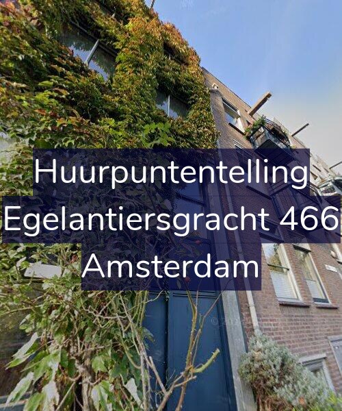 Foto gevel Huurpuntentelling voor Egelantiersgracht 466, Amsterdam