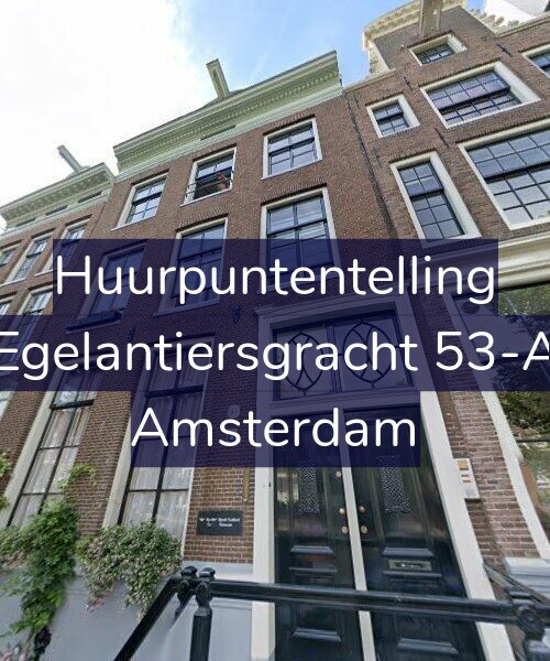 Foto gevel Huurpuntentelling voor Egelantiersgracht 53-A, Amsterdam