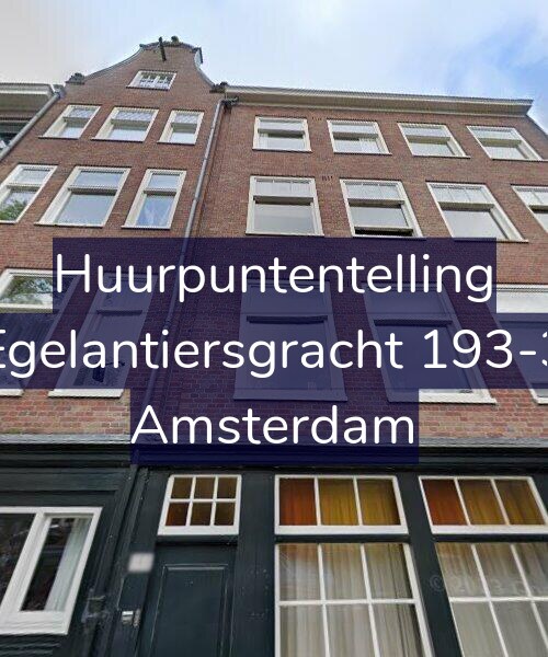 Foto gevel Huurpuntentelling voor Egelantiersgracht 193-3, Amsterdam