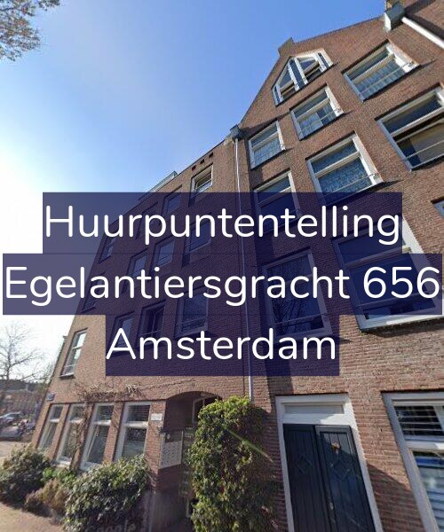 Foto gevel Huurpuntentelling voor Egelantiersgracht 656, Amsterdam