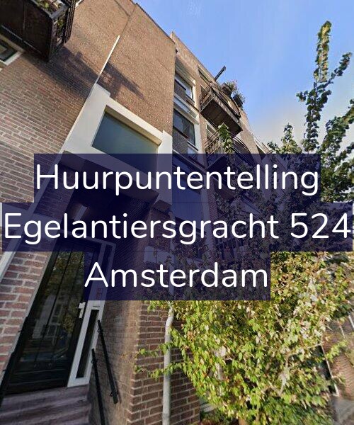 Foto gevel Huurpuntentelling voor Egelantiersgracht 524, Amsterdam