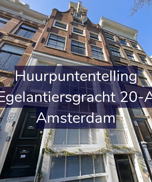 Foto gevel Huurpuntentelling voor Egelantiersgracht 20-A, Amsterdam