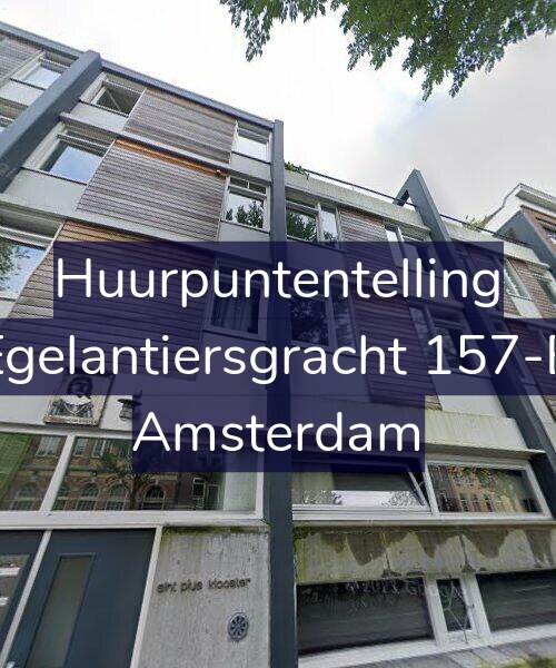 Foto gevel Huurpuntentelling voor Egelantiersgracht 157-B, Amsterdam