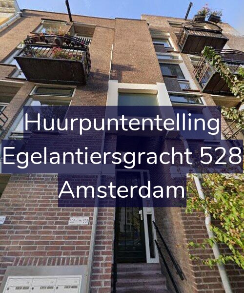 Foto gevel Huurpuntentelling voor Egelantiersgracht 528, Amsterdam