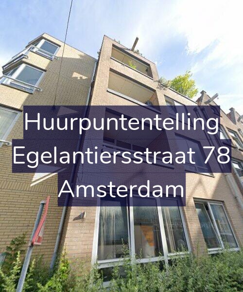 Foto gevel Huurpuntentelling voor Egelantiersstraat 78, Amsterdam