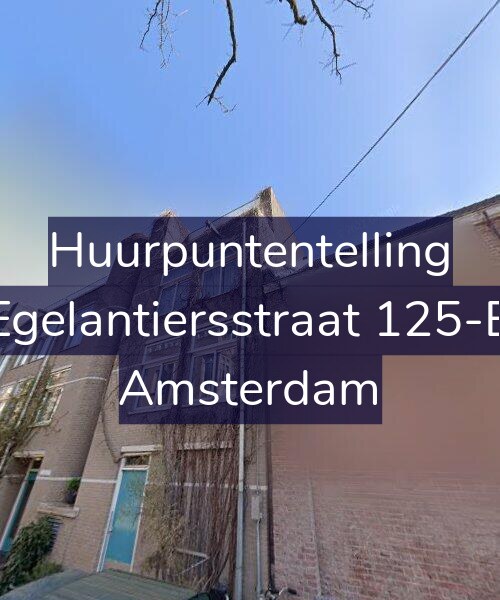 Foto gevel Huurpuntentelling voor Egelantiersstraat 125-B, Amsterdam