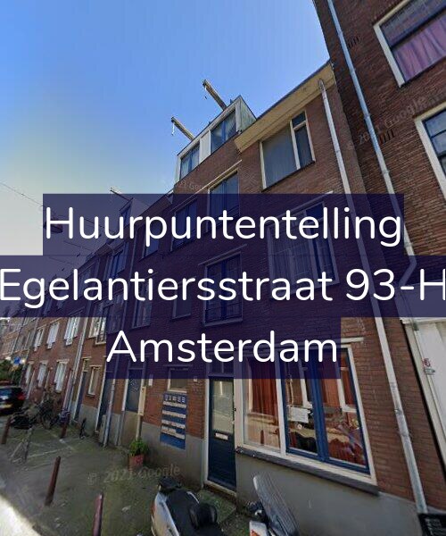 Foto gevel Huurpuntentelling voor Egelantiersstraat 93-H, Amsterdam