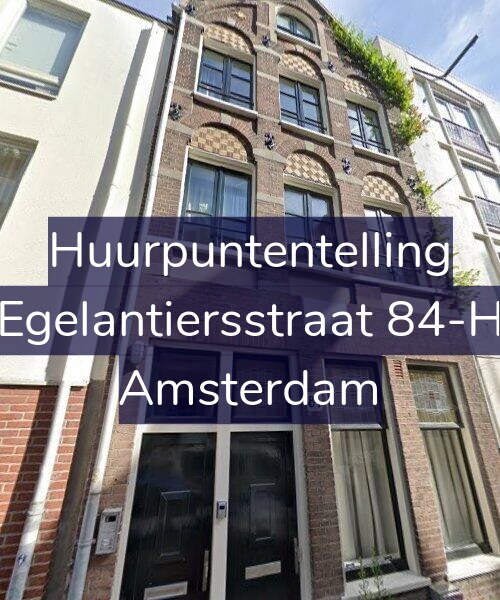 Foto gevel Huurpuntentelling voor Egelantiersstraat 84-H, Amsterdam