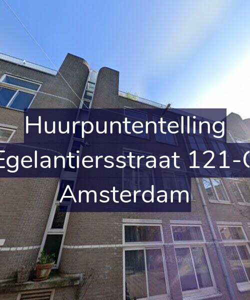 Foto gevel Huurpuntentelling voor Egelantiersstraat 121-C, Amsterdam