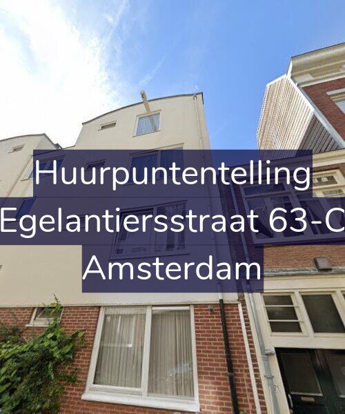 Foto gevel Huurpuntentelling voor Egelantiersstraat 63-C, Amsterdam