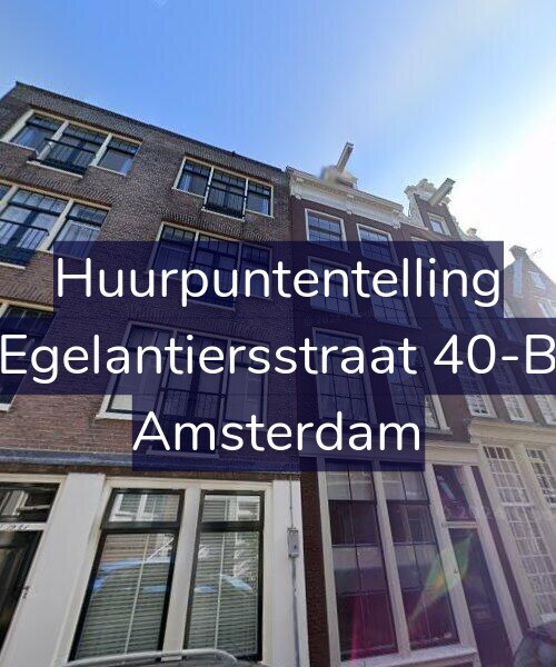 Foto gevel Huurpuntentelling voor Egelantiersstraat 40-B, Amsterdam