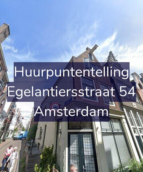 Foto gevel Huurpuntentelling voor Egelantiersstraat 54, Amsterdam