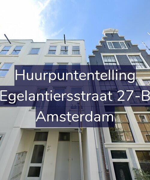 Foto gevel Huurpuntentelling voor Egelantiersstraat 27-B, Amsterdam