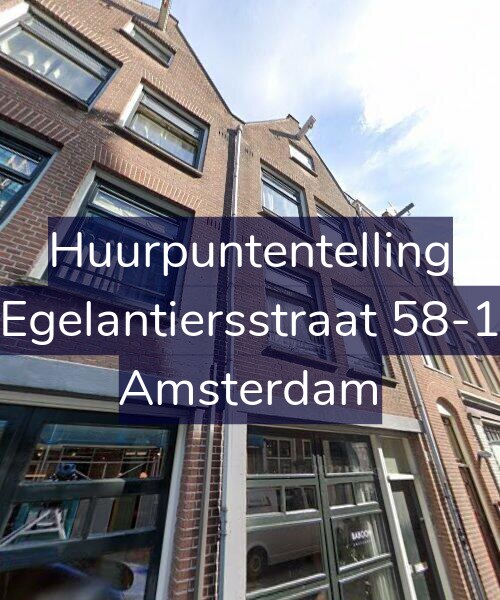 Foto gevel Huurpuntentelling voor Egelantiersstraat 58-1, Amsterdam