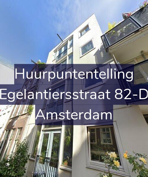 Foto gevel Huurpuntentelling voor Egelantiersstraat 82-D, Amsterdam