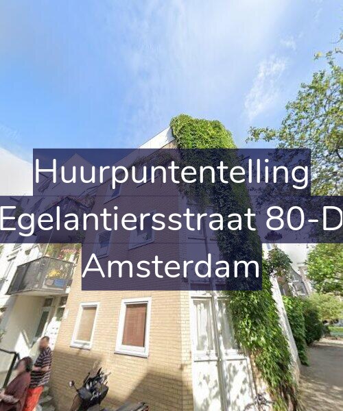 Foto gevel Huurpuntentelling voor Egelantiersstraat 80-D, Amsterdam