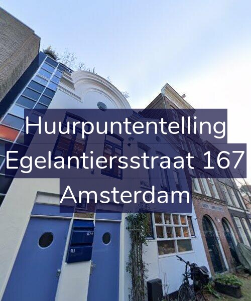 Foto gevel Huurpuntentelling voor Egelantiersstraat 167, Amsterdam
