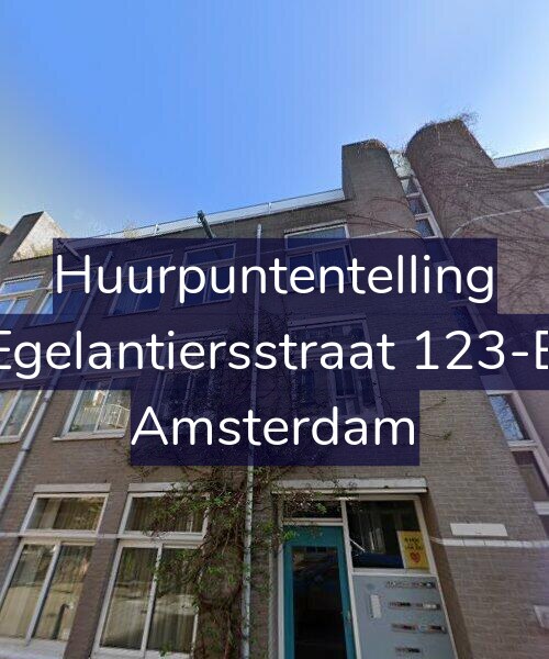 Foto gevel Huurpuntentelling voor Egelantiersstraat 123-B, Amsterdam