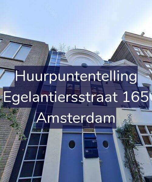 Foto gevel Huurpuntentelling voor Egelantiersstraat 165, Amsterdam
