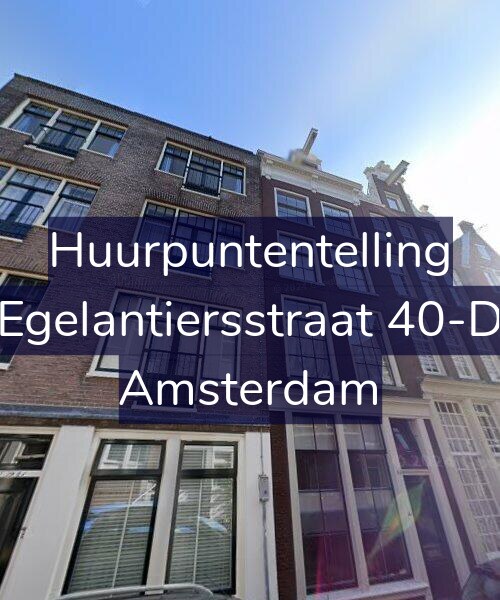 Foto gevel Huurpuntentelling voor Egelantiersstraat 40-D, Amsterdam