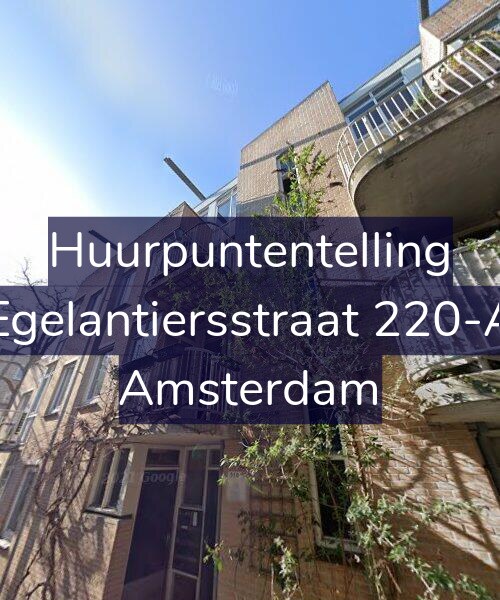 Foto gevel Huurpuntentelling voor Egelantiersstraat 220-A, Amsterdam