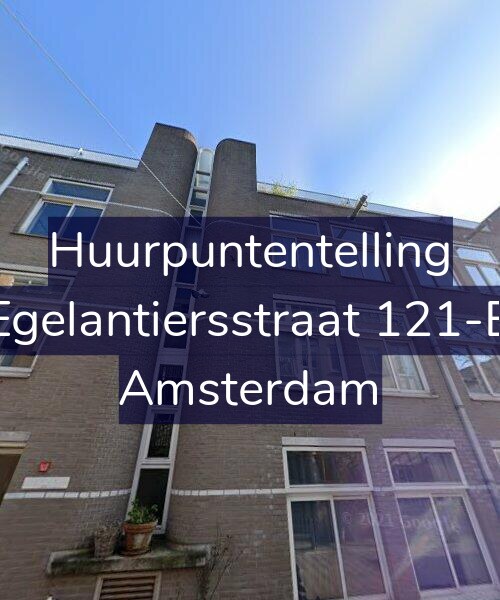 Foto gevel Huurpuntentelling voor Egelantiersstraat 121-B, Amsterdam