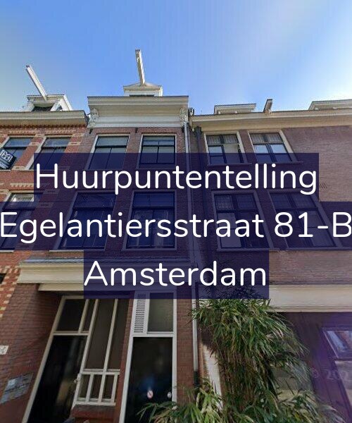 Foto gevel Huurpuntentelling voor Egelantiersstraat 81-B, Amsterdam