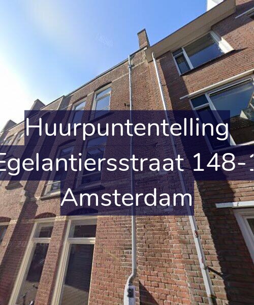 Foto gevel Huurpuntentelling voor Egelantiersstraat 148-1, Amsterdam