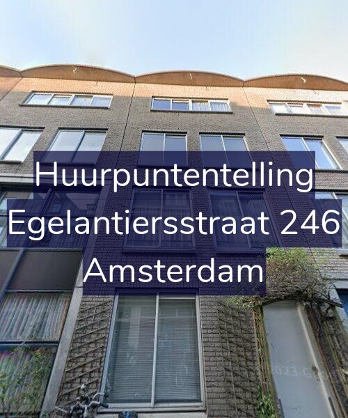 Foto gevel Huurpuntentelling voor Egelantiersstraat 246, Amsterdam