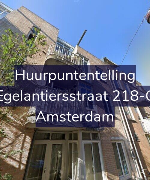 Foto gevel Huurpuntentelling voor Egelantiersstraat 218-C, Amsterdam