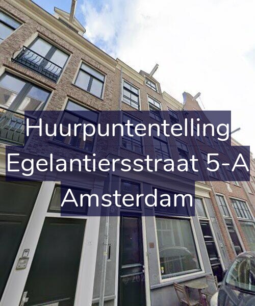 Foto gevel Huurpuntentelling voor Egelantiersstraat 5-A, Amsterdam