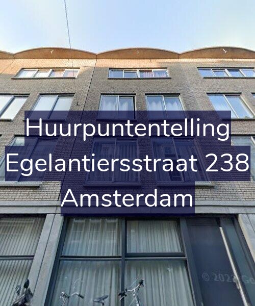 Foto gevel Huurpuntentelling voor Egelantiersstraat 238, Amsterdam