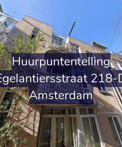 Foto gevel Huurpuntentelling voor Egelantiersstraat 218-D, Amsterdam