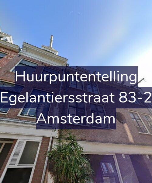 Foto gevel Huurpuntentelling voor Egelantiersstraat 83-2, Amsterdam