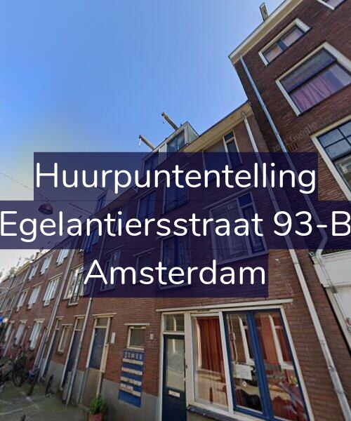 Foto gevel Huurpuntentelling voor Egelantiersstraat 93-B, Amsterdam