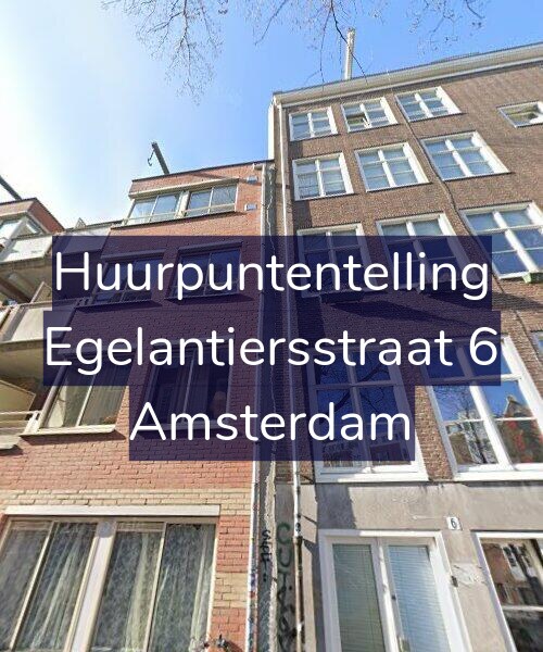 Foto gevel Huurpuntentelling voor Egelantiersstraat 6, Amsterdam