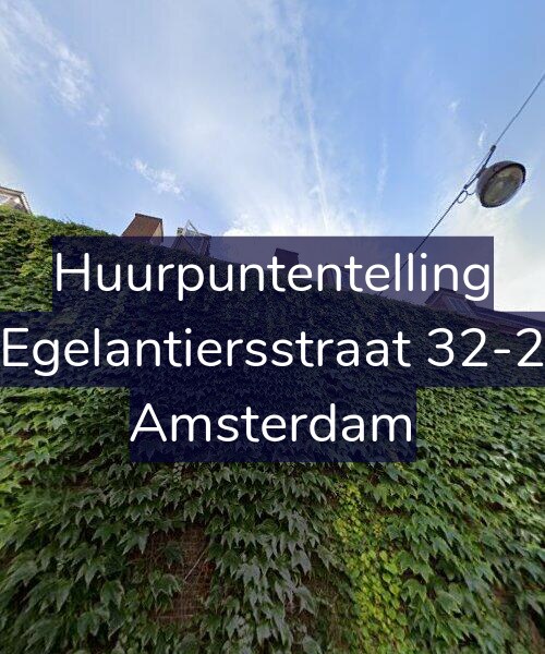 Foto gevel Huurpuntentelling voor Egelantiersstraat 32-2, Amsterdam