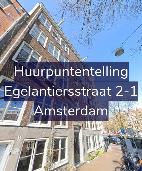 Foto gevel Huurpuntentelling voor Egelantiersstraat 2-1, Amsterdam