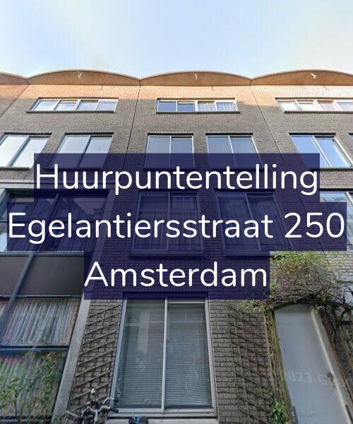 Foto gevel Huurpuntentelling voor Egelantiersstraat 250, Amsterdam