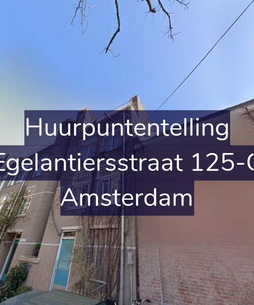 Foto gevel Huurpuntentelling voor Egelantiersstraat 125-C, Amsterdam