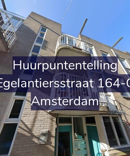 Foto gevel Huurpuntentelling voor Egelantiersstraat 164-C, Amsterdam