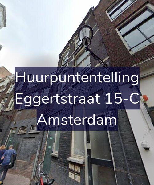Foto gevel Huurpuntentelling voor Eggertstraat 15-C, Amsterdam