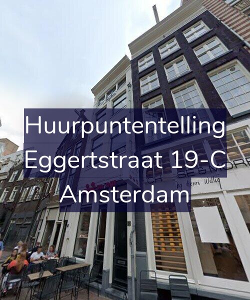 Foto gevel Huurpuntentelling voor Eggertstraat 19-C, Amsterdam