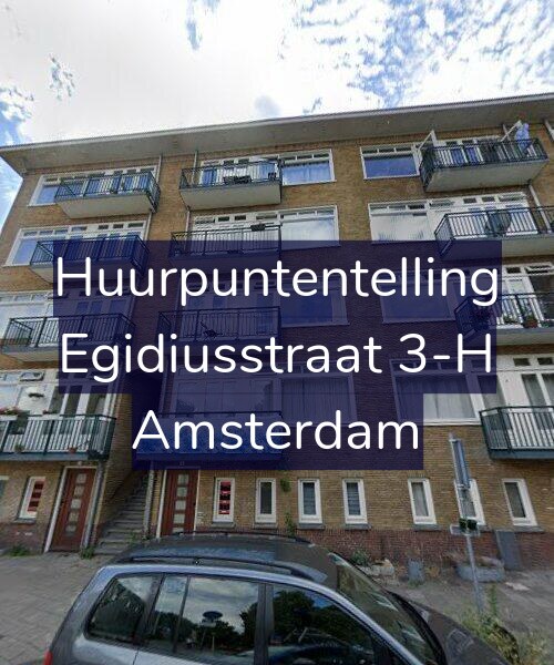 Foto gevel Huurpuntentelling voor Egidiusstraat 3-H, Amsterdam