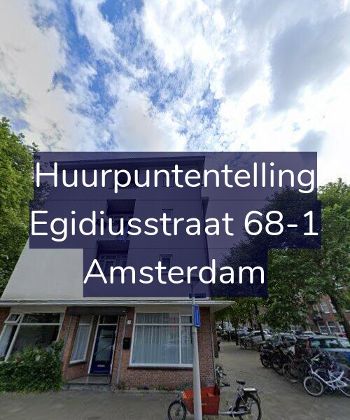 Foto gevel Huurpuntentelling voor Egidiusstraat 68-1, Amsterdam