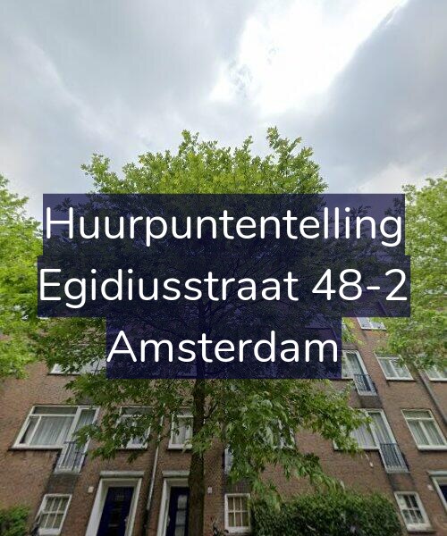 Foto gevel Huurpuntentelling voor Egidiusstraat 48-2, Amsterdam