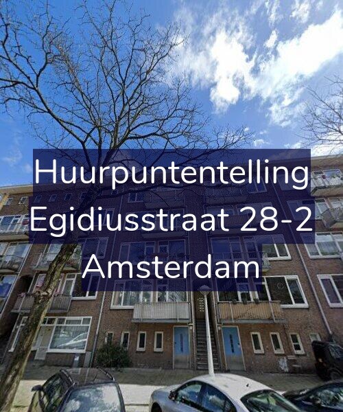 Foto gevel Huurpuntentelling voor Egidiusstraat 28-2, Amsterdam